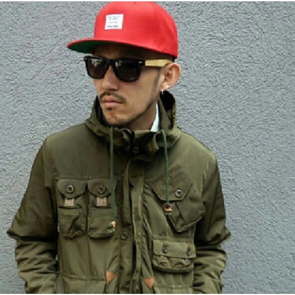 GPPR Enemy Nylon Jacket in Army Green